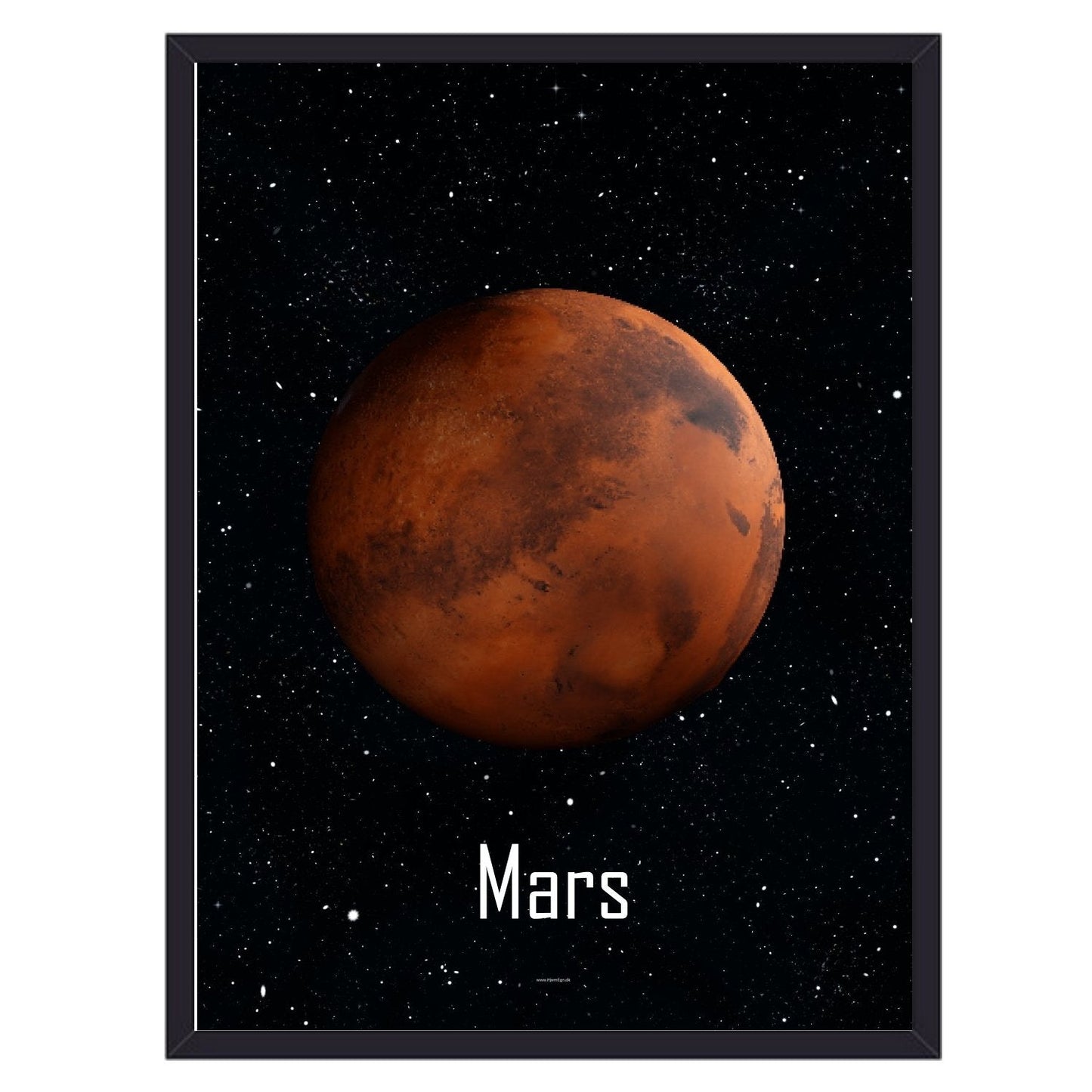 Mars planet plakat