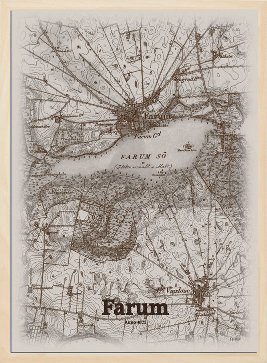 Farum 1875 - HjemEgn Nostalgi plakat - Hjemegn