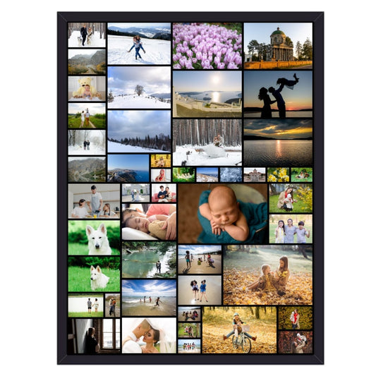 Foto collage med op til 300 fotos i skøn Mosaic design - vi designer for dig